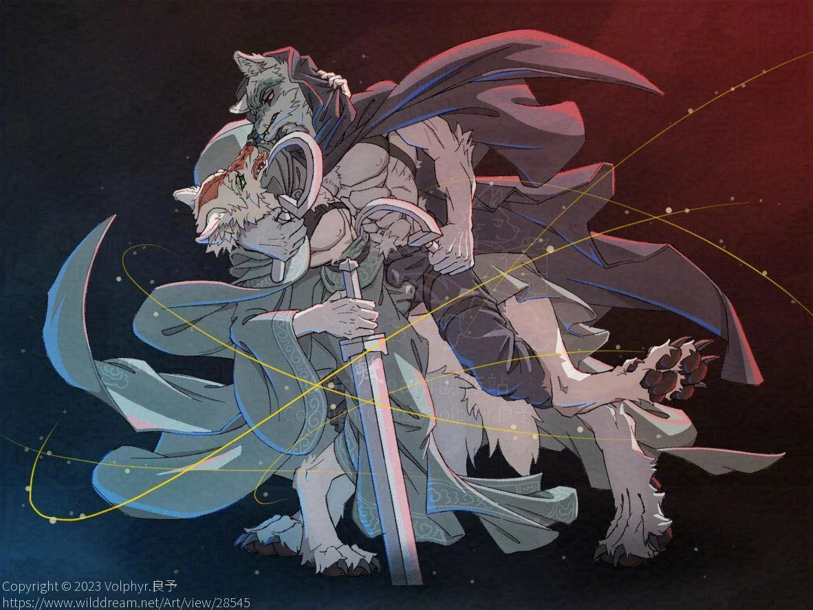 神似狼 狼大人和死神狼by 良予- WildDream Art