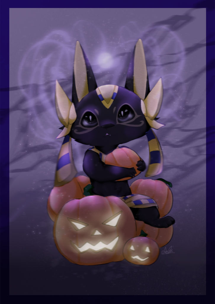 Halloween ANUBIS by 米諾, anubis, halloween