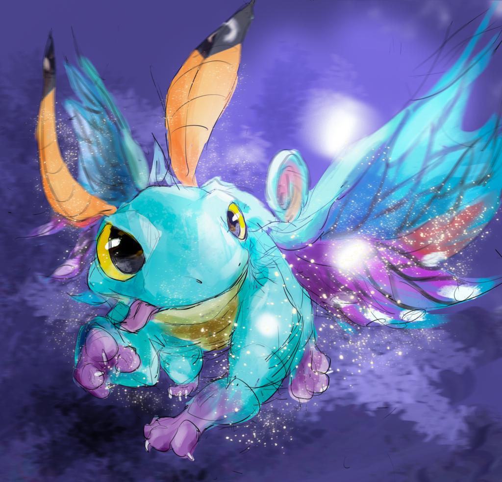 Doodle－Brightwing by 米諾, blizzard, brightwing , doodle, fairy dragon