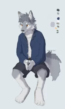 休息中的狼 by Rrex