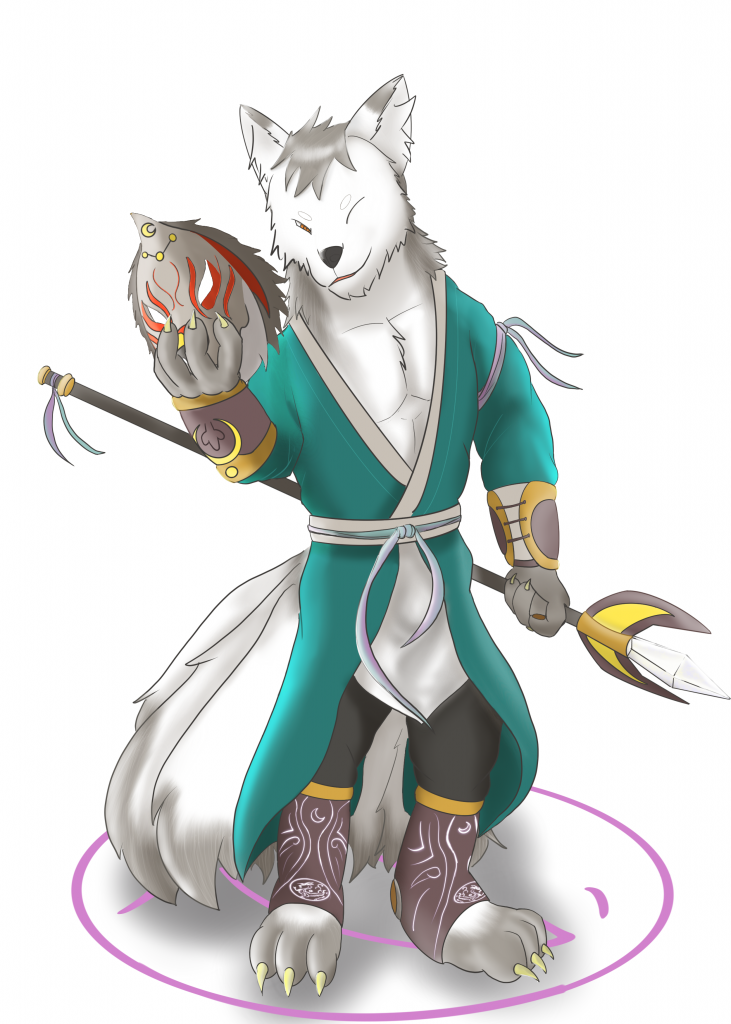 心月狐 by SoDragom, 中華神獸, 擬獸人, 練習, 二十八星宿