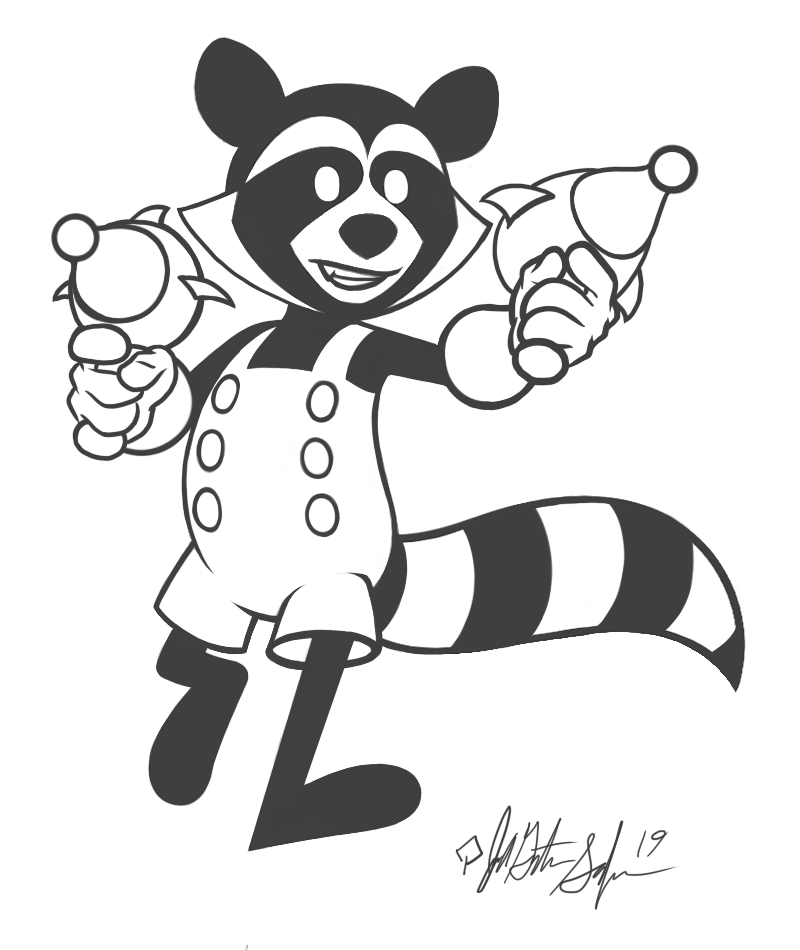 timeless river rocket by Viethra, rocket fanart disney marvel