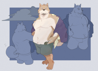 Grandpa Shiba Inu by 我就是帅才怪