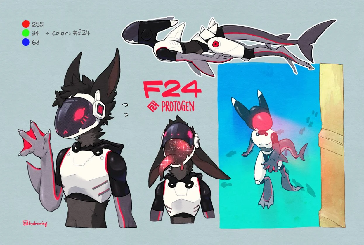 Protogen 设计 pt.2 by 巫鷹, protogen