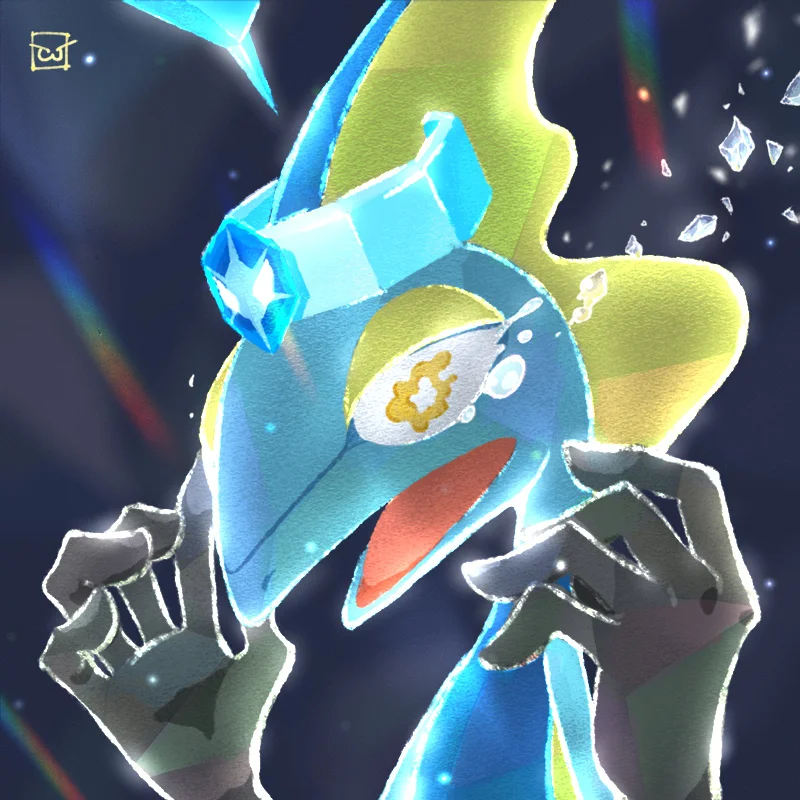 最强的泪眼汪汪 by 巫鷹, 宝可梦, 千面避役