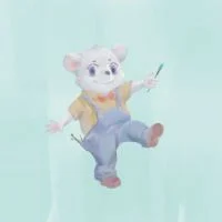爱画画的小白鼠