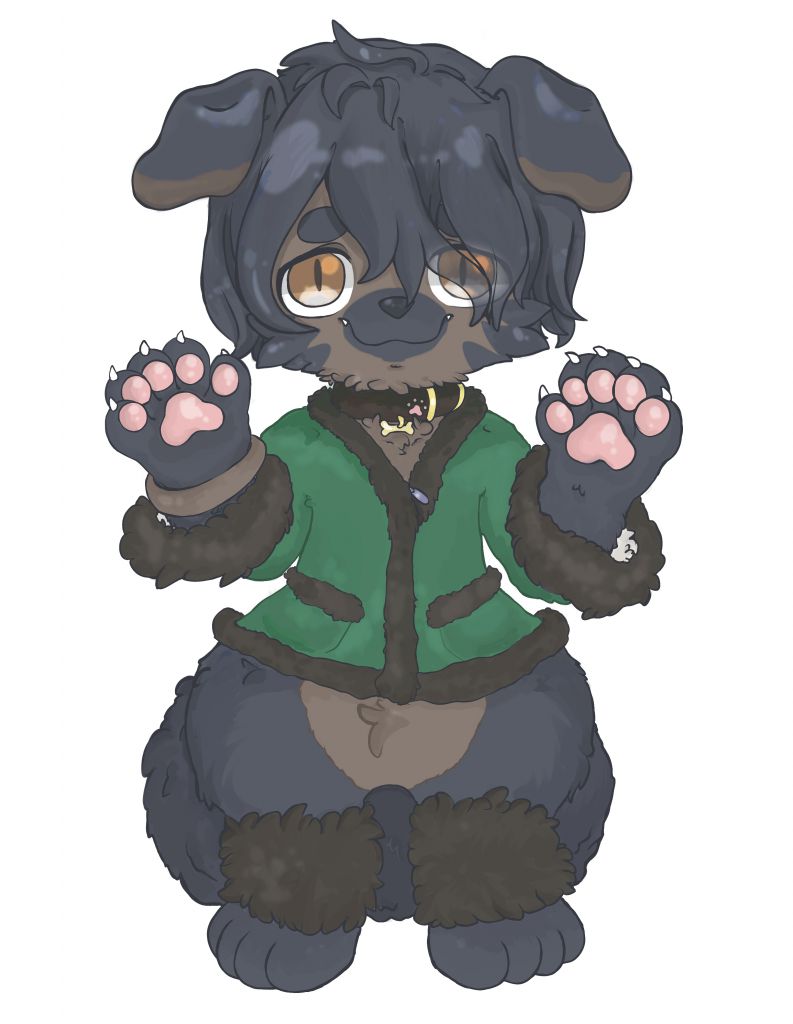 委托图图 by 银色的骨头, 委托, 狗, furry, 幻想生物