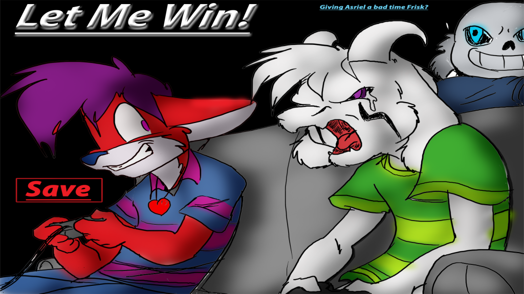 Let Me Win! by Jellofox, Undertale, Joke, Asriel Dreemurr