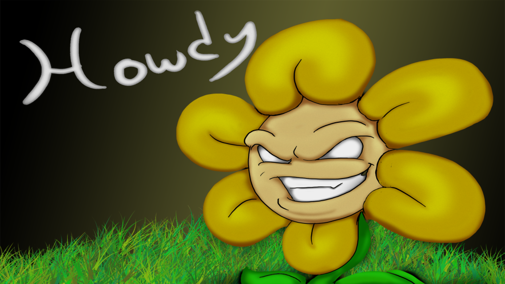 Howdy by Jellofox, Flowey, Undertale