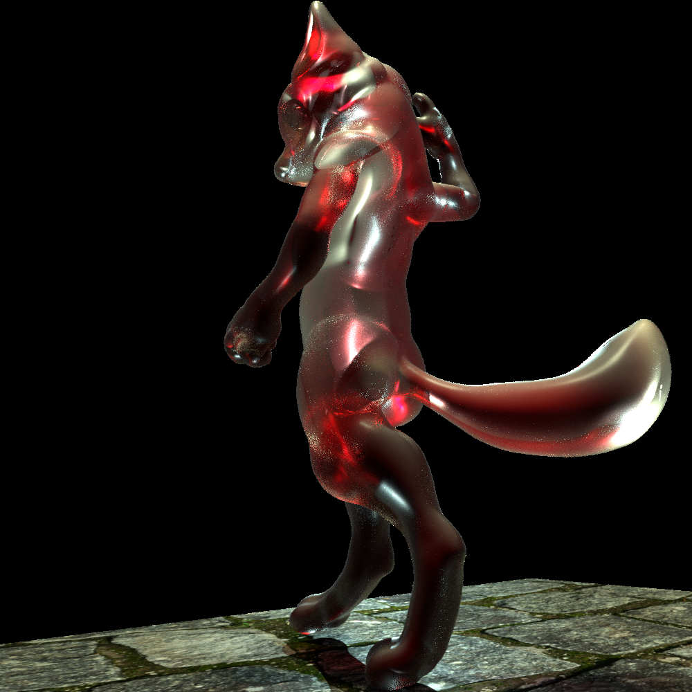 Jello material test. by Jellofox, Jello Fox, Jello, Fox, Sculpt