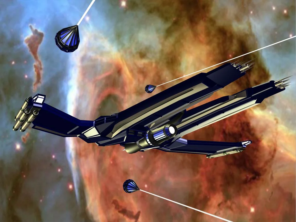 Gradius style ship 1 by Jellofox, Gradius, Space Ship
