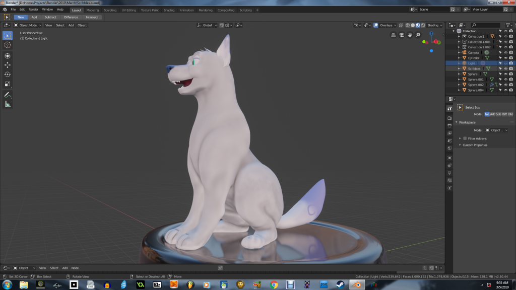 Scribbles by Jellofox, Blender, Dog, Scribbles