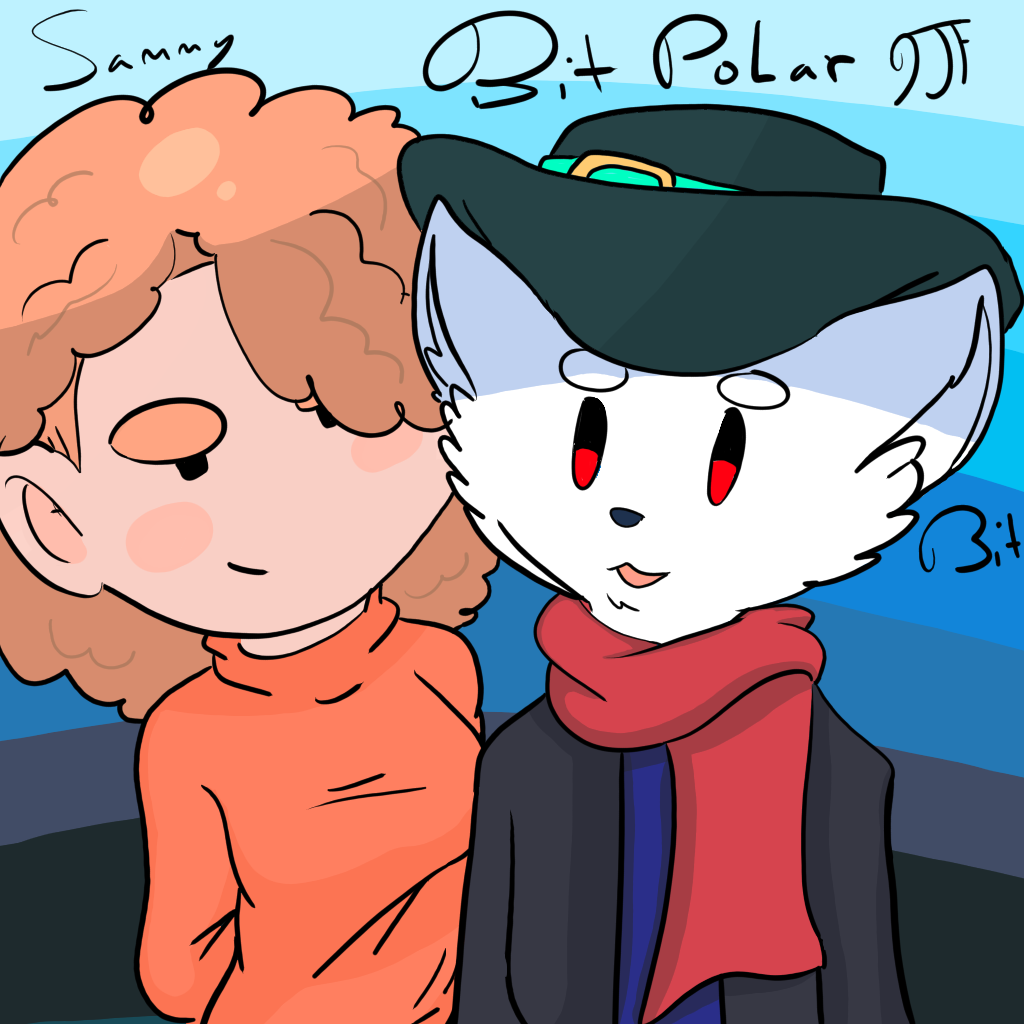 Sammy and Bit by Jellofox, Youtube, Sammy, Bit, Brinnstar
