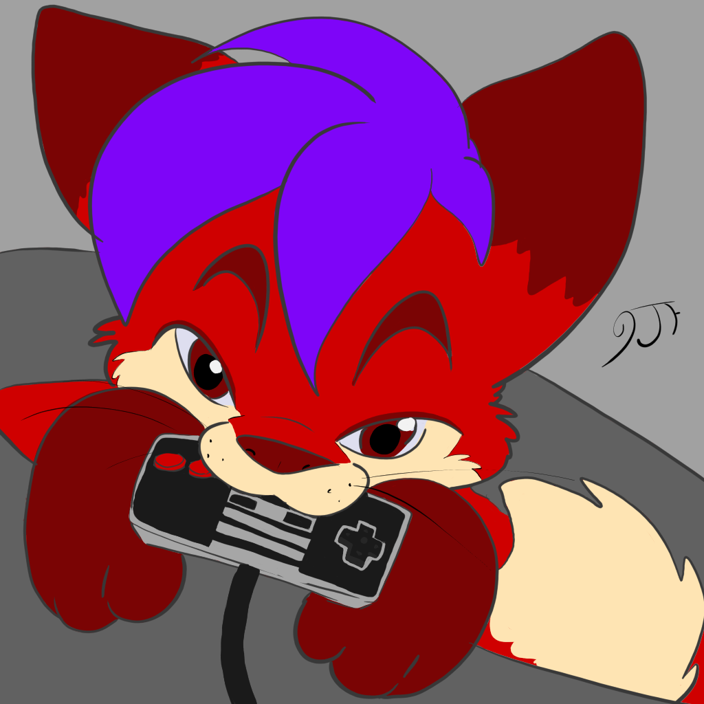 Jello Fox at play by Jellofox, Fox, Nintendo, NES, Jello