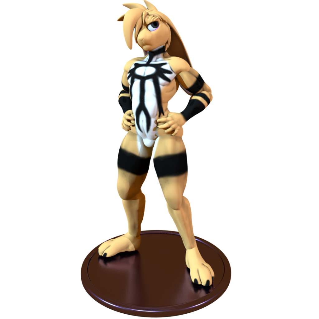 0r0chi model by Jellofox, 0r0chi, blender, model