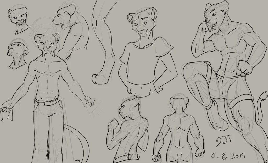 Sketch challenge 9-8-2019 by Jellofox, sketch