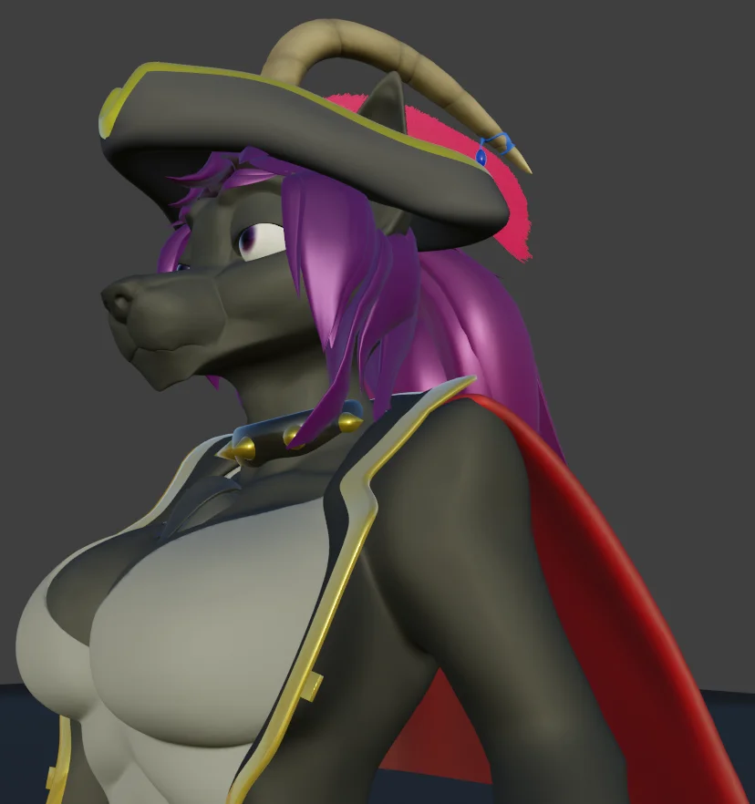 Phocks Teckworks 2 by Jellofox, blender, 3d, fox, pirate
