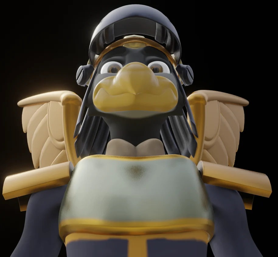 Burd by Jellofox, 3d, Bird, blender