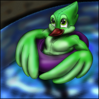 Fixer Green Jay inflatable by Jellofox