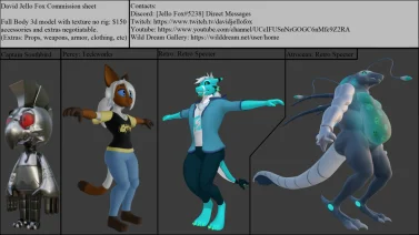 commission sheet by Jellofox