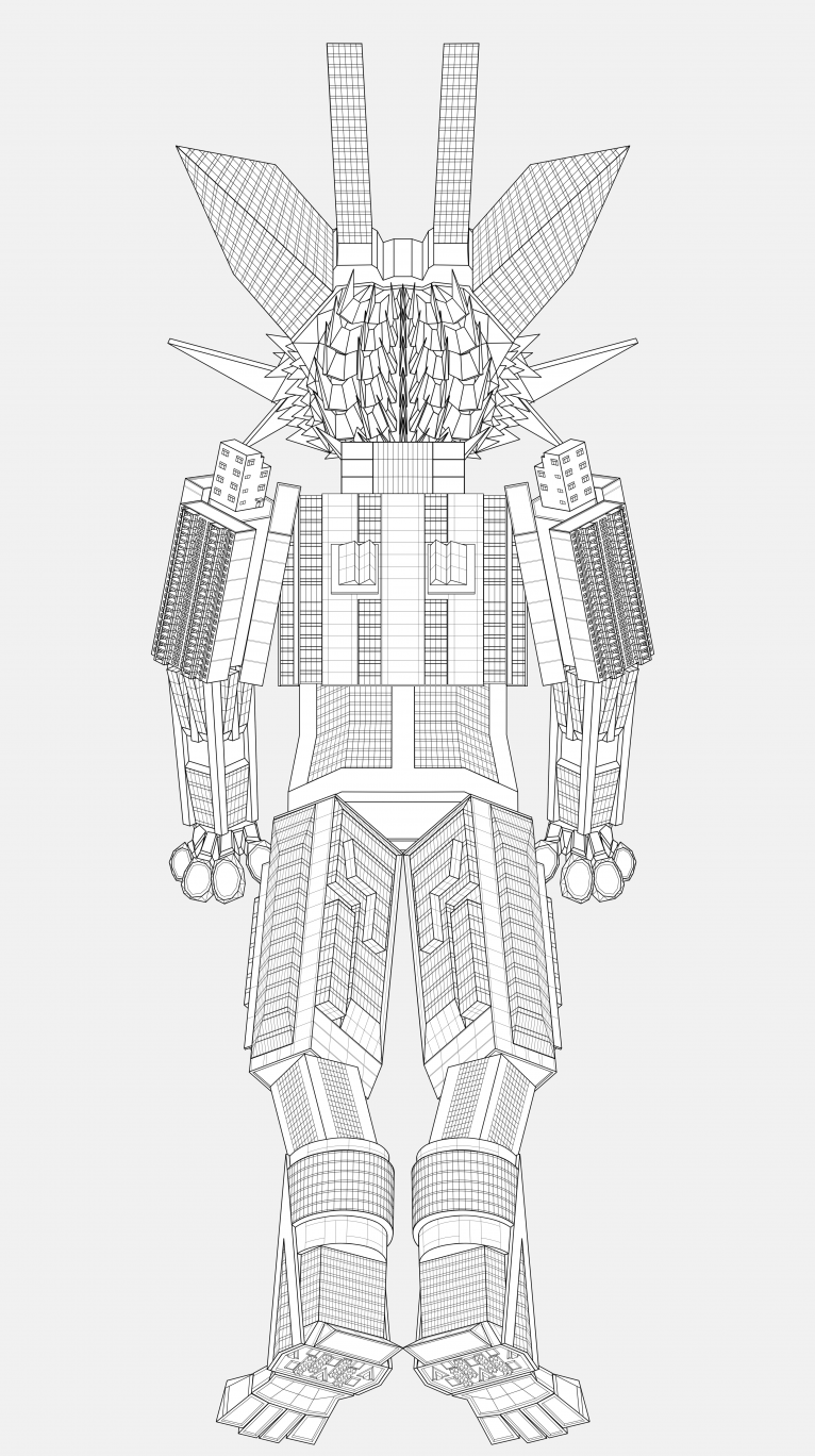 Concrete06 by Civil_Engineer_Dragon, anthro, macro , mecha, 房产, 毛龙