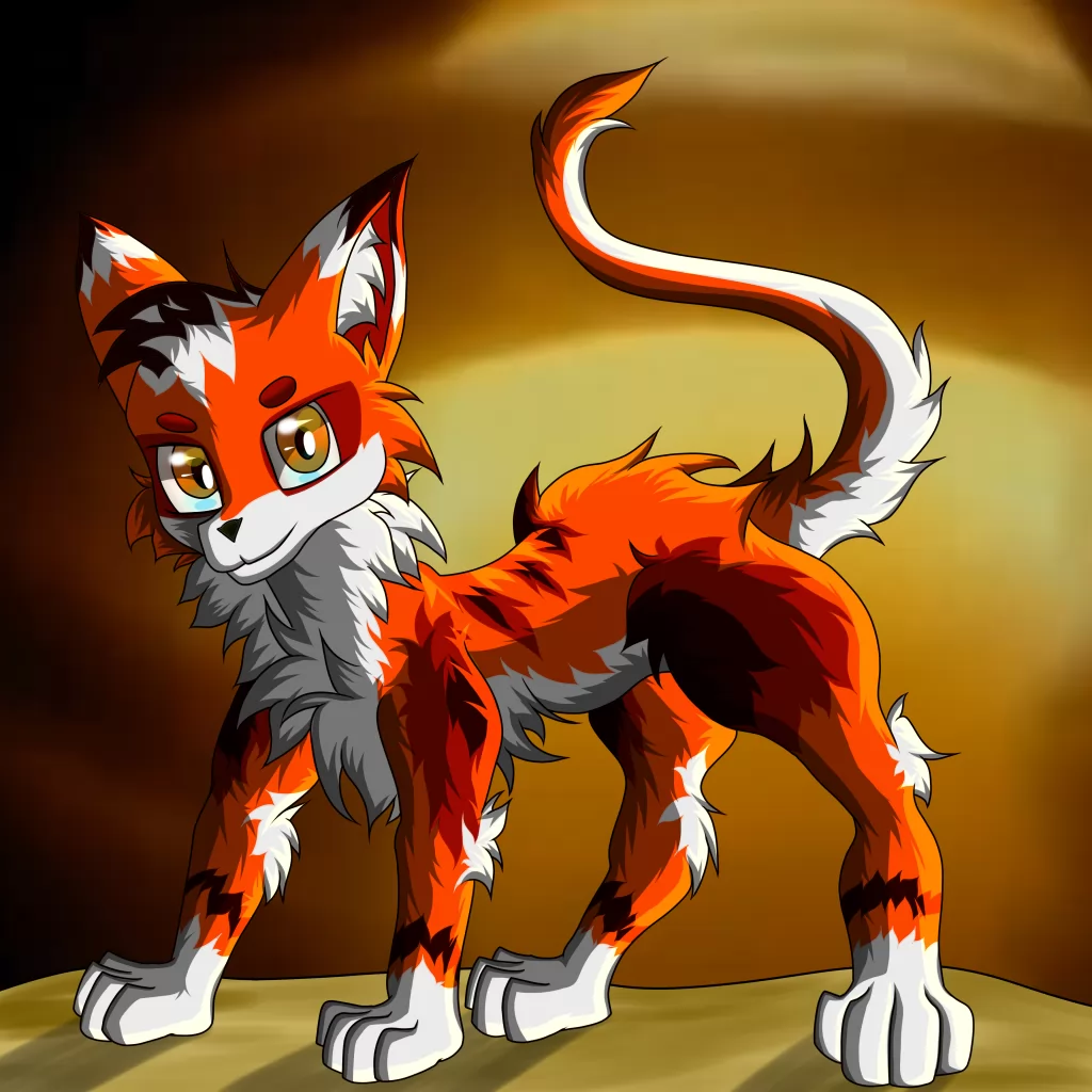 Theredstar2 by Civil_Engineer_Dragon, feral, 猫, 雄性 