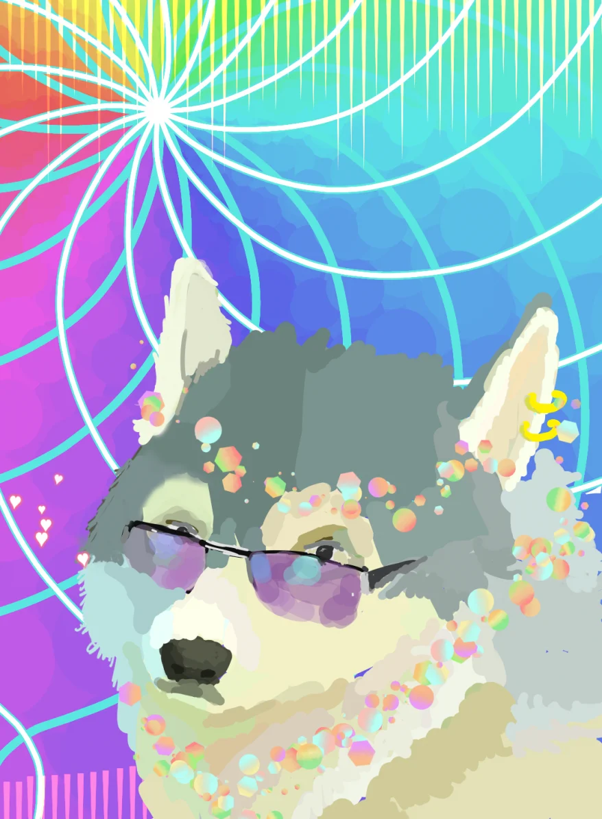 狗狗 by 意克尔斯·桃, 狗, dog