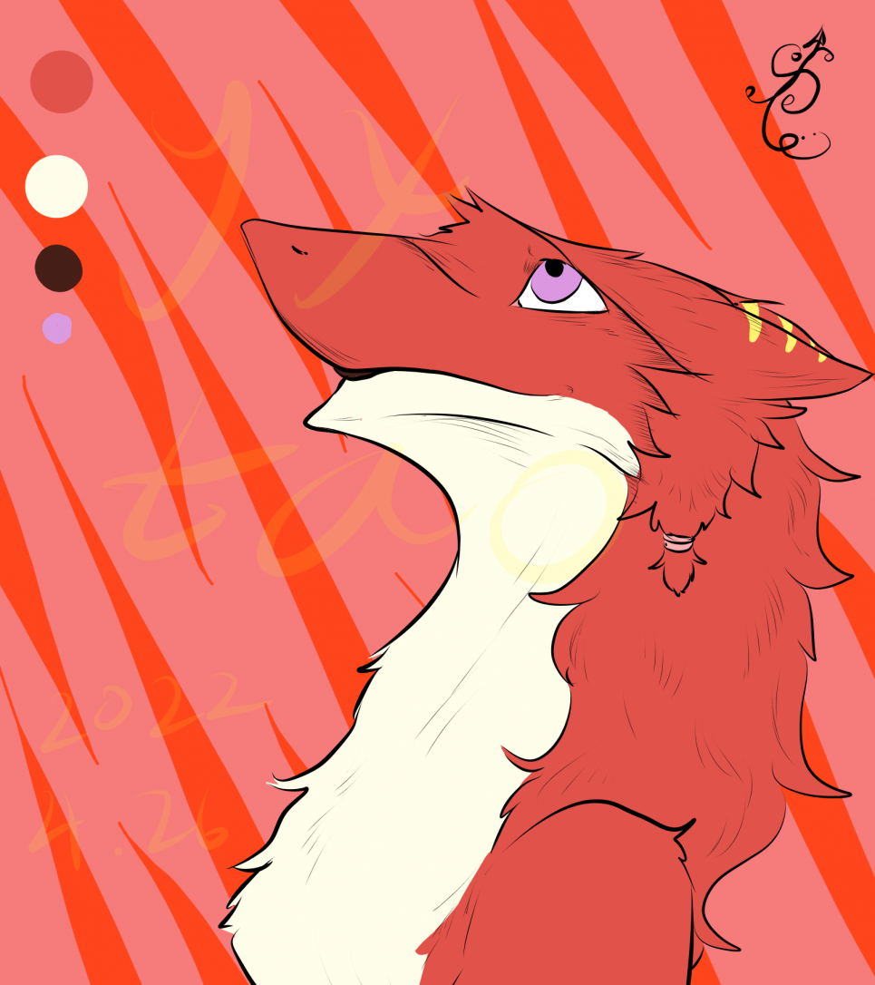 练习 by 意克尔斯·桃, furry, sergal, 鲨狗