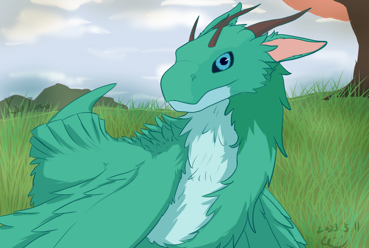 Saurium by 意克尔斯·桃, dragon, Dragon-Adventures, Saurium, 龙