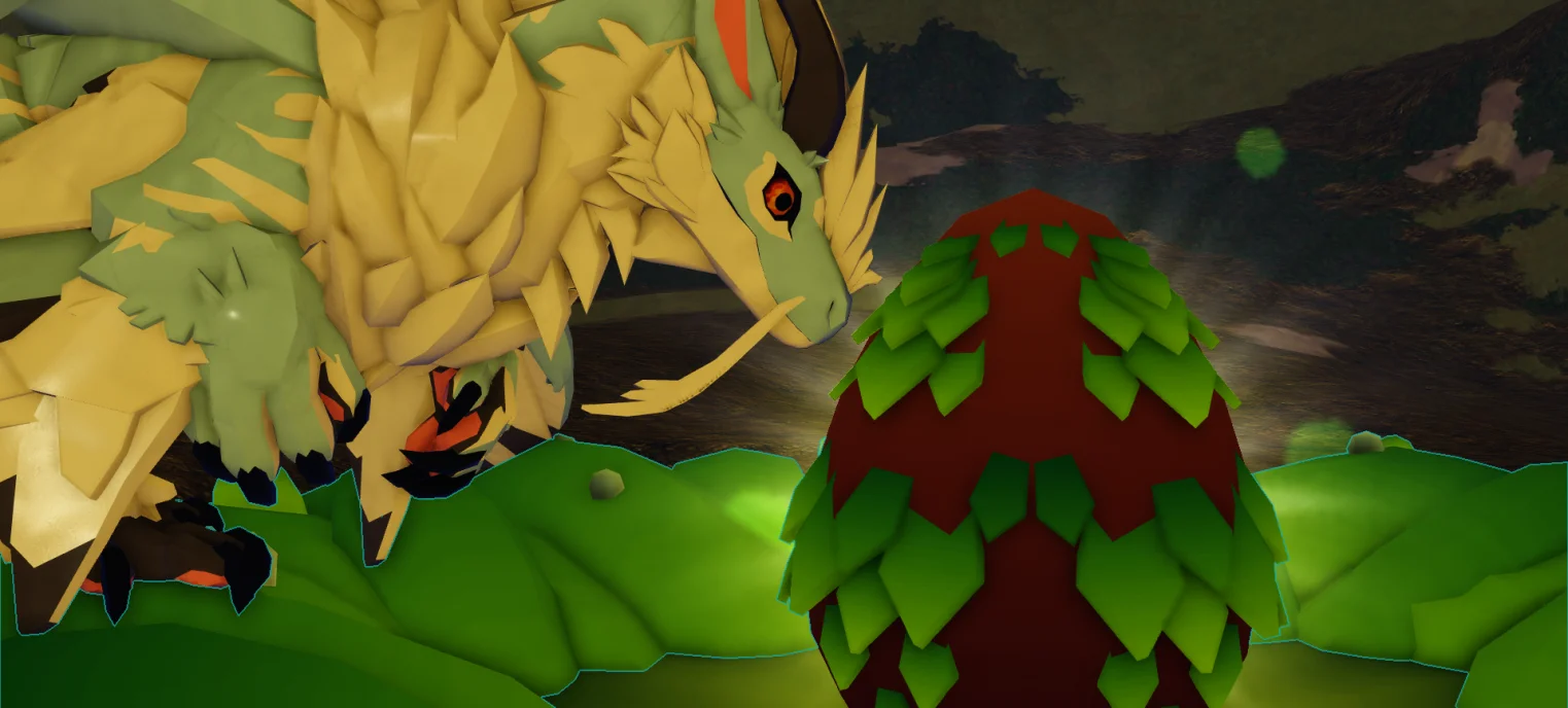Saurium - Grassland egg by 意克尔斯·桃, dragon, Dragon-Adventure, 龙, Saurium, Roblox, Grassland world, Grassland egg