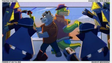 并肩作战 by Rominwolf