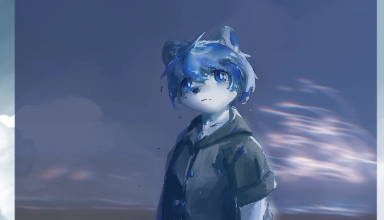 疯 by 淼淼郁, furry