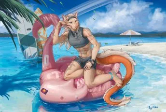 大概是夏日海滩