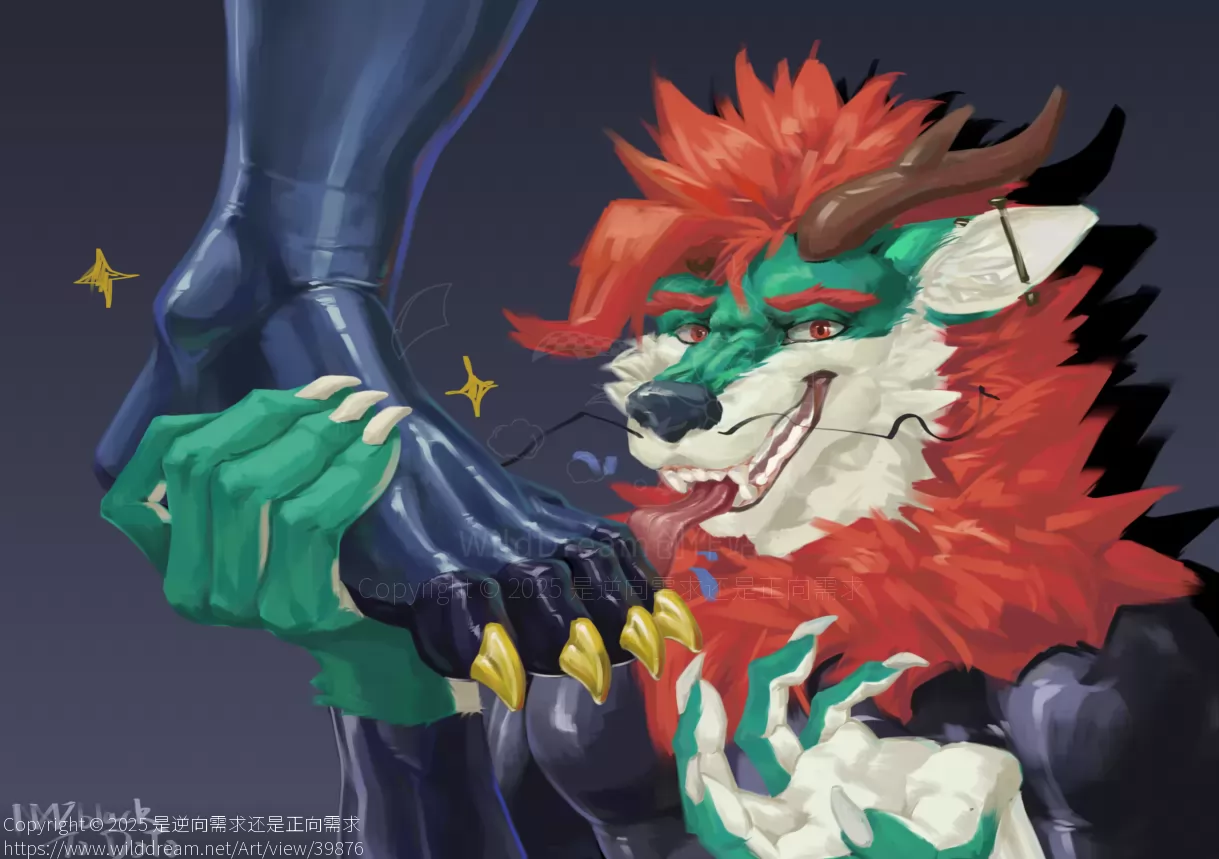 舔舐😋 by 是逆向需求还是正向需求, 胶衣