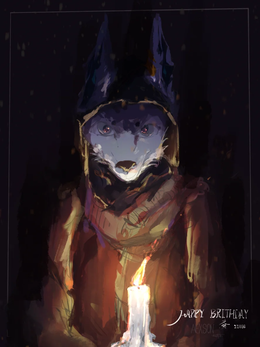 烛 by 松武原, furry