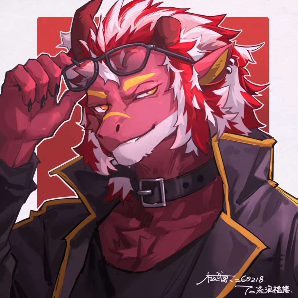 似乎在哪见过? by 松武原, 龙, 胸像