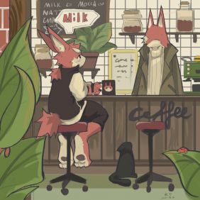咖啡 by 纹刀兔