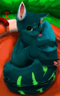 戶外泡泡澡 by 王八狸