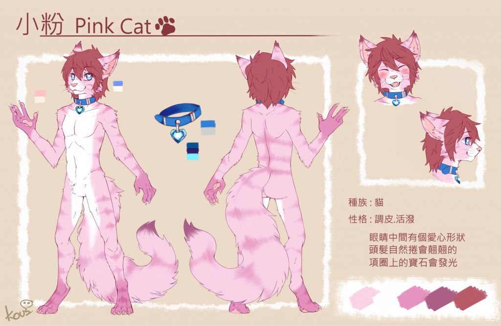 Pink Cat設定 by 芒果覺醒
