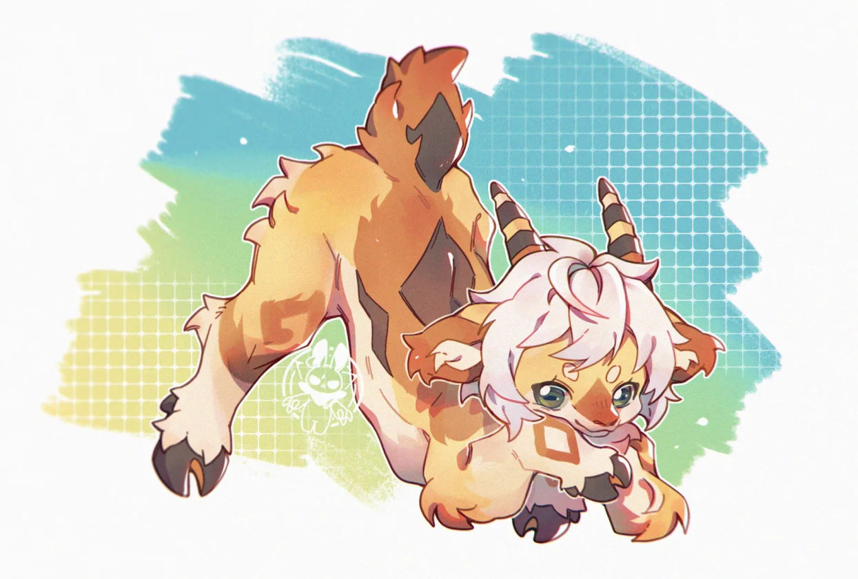 翘屁羊羊 by 免白