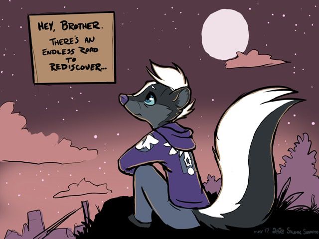 My Skunk Fursona by SkunkShampoo, Skunk