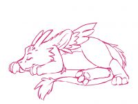 Sleeping Derg by SkunkShampoo