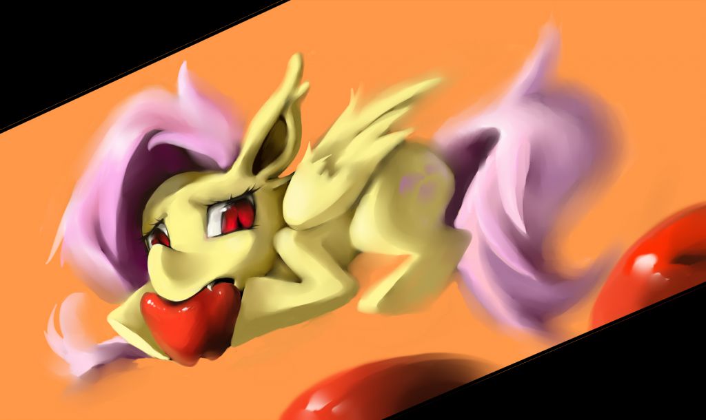 Flutterbat by 圭巢, Fluttershy, 彩虹小马