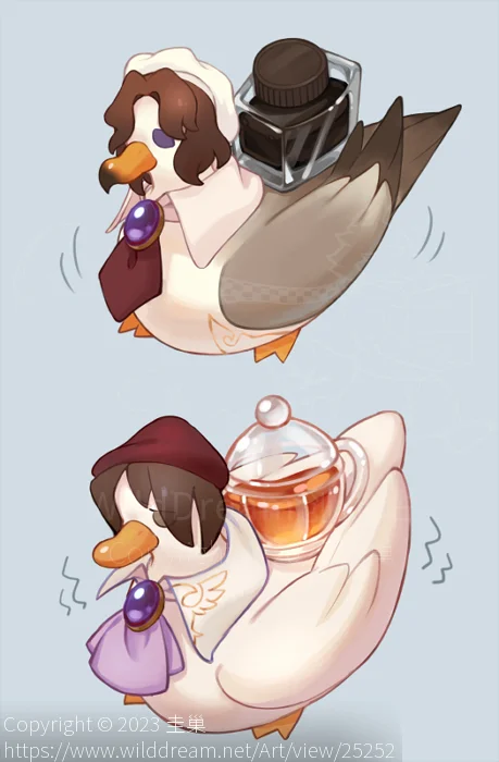 海猫鸭鸭 by 圭巢, 同人, 鸟