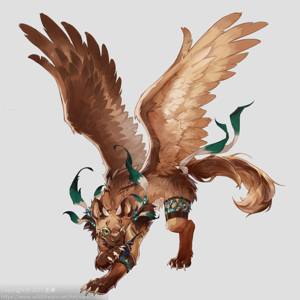 翼狼 by 圭巢, 狼