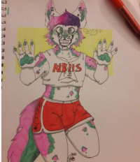 My Fursona Casey by MadLadLee