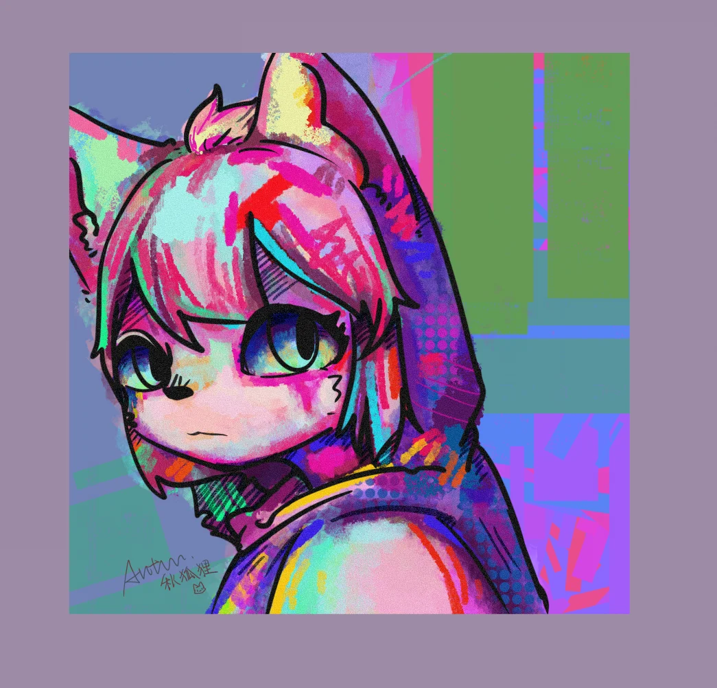 调色盘 by 格拉兰斯的秋狐, Furry, 兽人, fox, 实验性