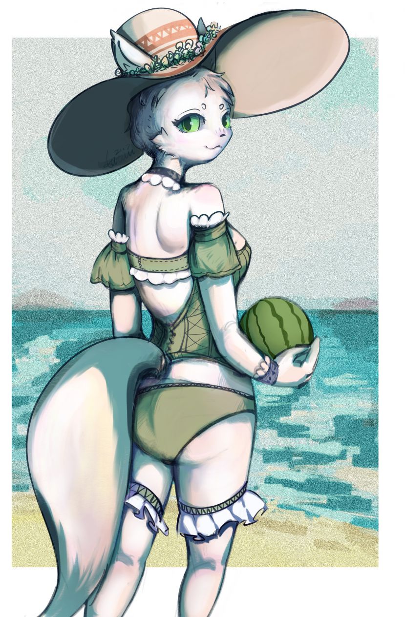夏天来了 by 格拉兰斯的秋狐, Furry, 兽人, 猫猫, cat