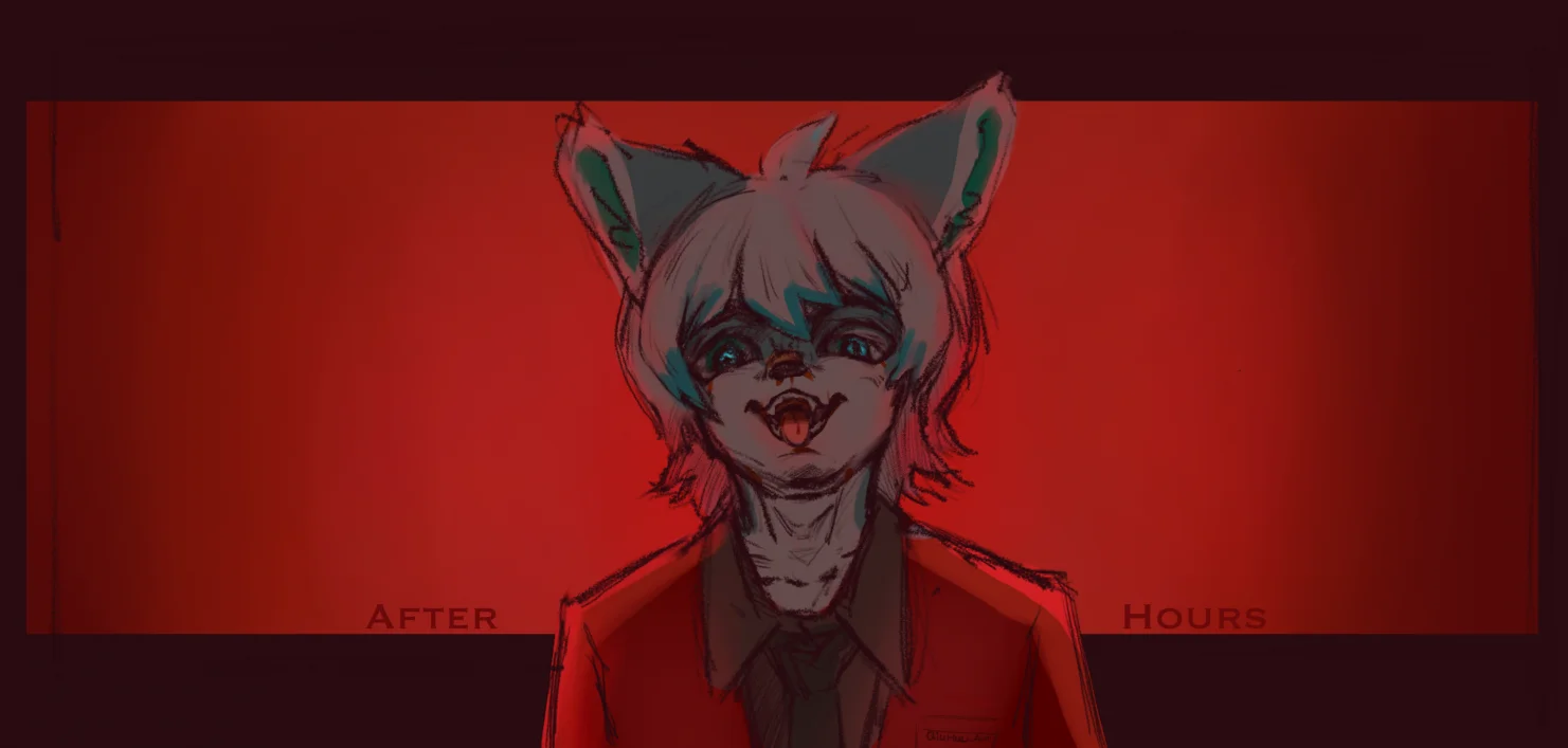 AFTER HOURS  by 格拉兰斯的秋狐, Furry, 兽人, 秋狐, 狐狸, fox
