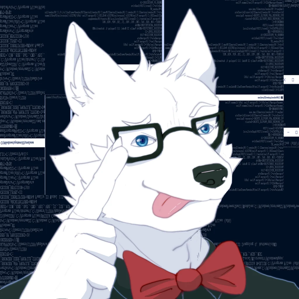 练习 by 刊刊, 全身, 狗, 单人, 兽人, furry, 狼